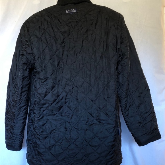 H&M L.O.G.G. Men's Charcoal Wool Blend Peacoat M - Picture 7 of 8